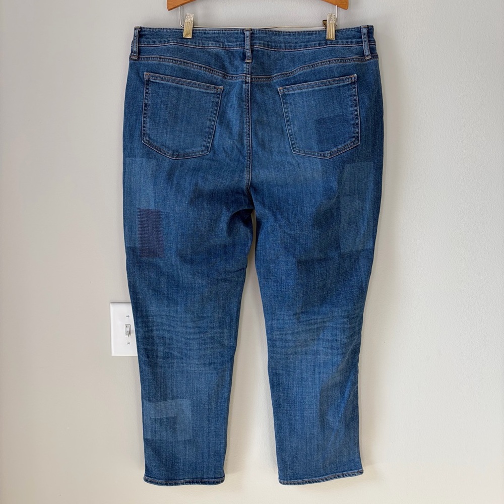 Chico’s So Slimming Patchwork Style Girlfriend Sl… - image 2